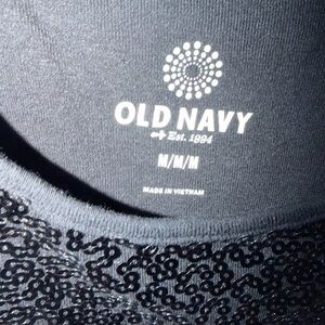Old Navy Midnight Black Sequin tank